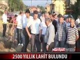 HENDEK'TE 2 BİN 500 YILLIK LAHİT BULUNDU
