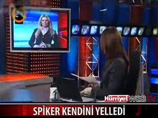 HABER SUNAN SPİKERİN ZOR ANI
