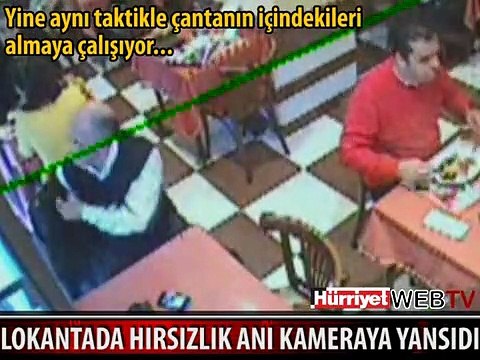 ŞİŞLİ'DE LOKANTADA GÜVENLİK KAMERASI HER ŞEYİ KAYDETTİ