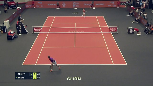 Rublev v Korda | ATP Gijon | Match Highlights