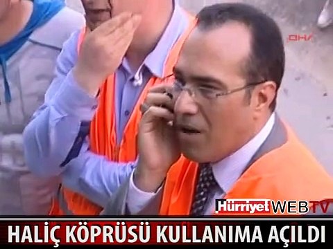 HALİÇ KÖPRÜSÜ'NDE ÇALIŞMA TAMAMLANDI KÖPRÜ TRAFİĞE AÇILDI