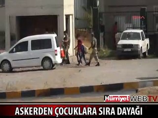 ASKERDEN ÇOCUKLARA SIRA DAYAĞI KAMERADA
