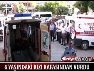 MAGANDA MUHTAR 6 YAŞINDAKİ KIZI KAFASINDAN VURDU