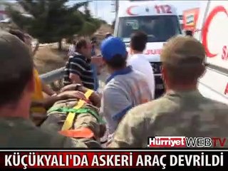 KUMANYALAR YERLERE SAÇILDI: 3 ASKER YARALI