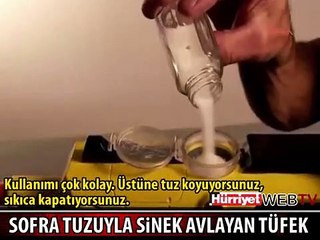 SOFRA TUZU ATEŞ EDEN TÜFEK İCAD ETTİ