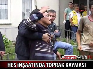 HES İNŞAATINDA FELAKET: 4 ÖLÜ