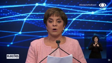 Bolsonaro para Vera Magalhães: "Satisfação revê-la"