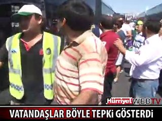 ÇÖKEN METROBÜS YOLU SİNİRLERİ GERDİ