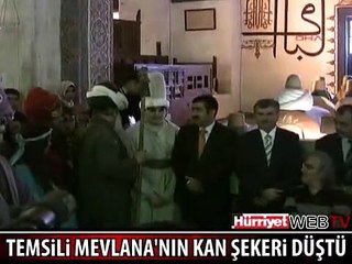 TEMSİLİ MEVLANA BİR ANDA RAHATSIZLANDI