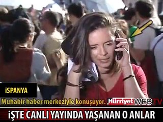 CANLI YAYINDA ŞOKE EDEN OLAY