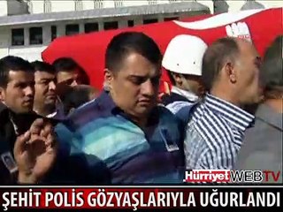 ŞEHİT POLİS YASİN KAYA SON YOLCULUĞUNA UĞURLANDI