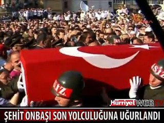 TRABZON ŞEHİDİNİ BÖYLE UĞURLADI