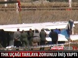 ANKARA'DA KEŞİF UÇAĞI ZORUNLU İNİŞ YAPTI