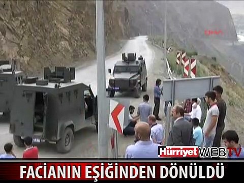 HAKKARİ'DE FACİANIN EŞİĞİNDEN DÖNÜLDÜ