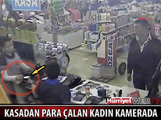 GENÇ KADIN KAMERAYA YAKALANDI