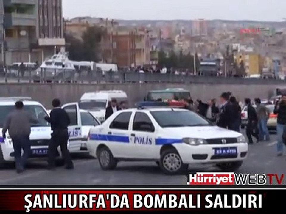 ŞANLIURFA'DA POLİSE BOMBALI SALDIRI