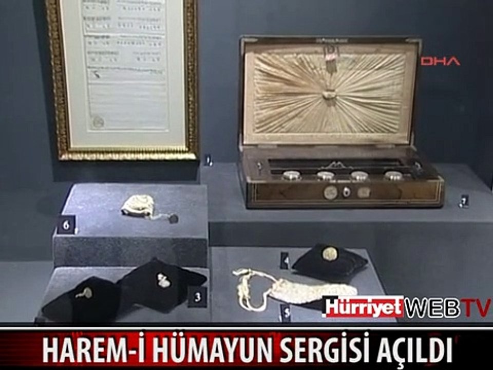 TOPKAPI SARAYI HAREM-İ HÜMAYUNU SERGİSİ AÇILDI