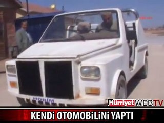 HURDA PARÇALARINDAN OTOMOBİL ÜRETTİ
