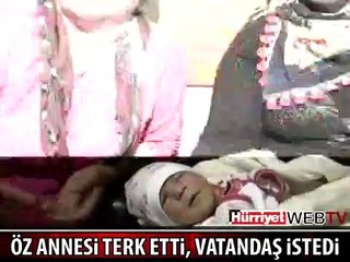 HASTANE BAHÇESİNE TERK EDİLEN BEBEĞE SAHİP ÇIKTILAR