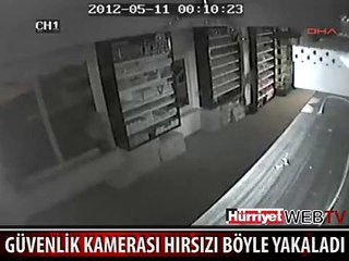KAFE HIRSIZI SUÇÜSTÜ YAKALANDI