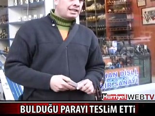YOLDA BULDUĞU 6 BİN TL'Yİ SAHİBİNE TESLİM ETTİ