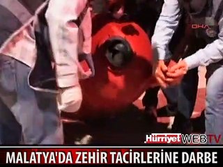 MALATYA'DA UYUŞTURUCU TACİRLERİNE OPERASYON