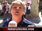 İZMİR'DE ÖĞRENCİ VE VELİLERİN İSYANI