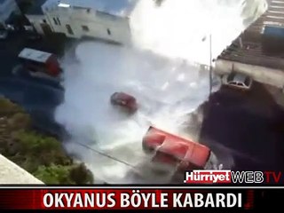 ŞİLİ'DE DEPREMDEN SONRA OKYANUS KABARDI