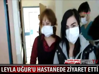 YÜZÜ NAKLEDİLEN AHMET KAYA'NIN KIZI UĞUR'U ZİYARET ETTİ