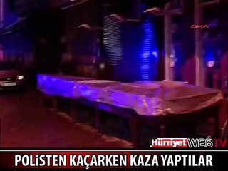 KAZA YAPINCA YAKALANDILAR