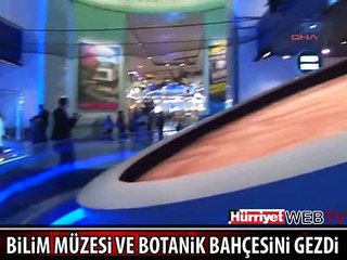 BİLİM MÜZESİ VE BOTANİK BAHÇESİNİ GEZDİ