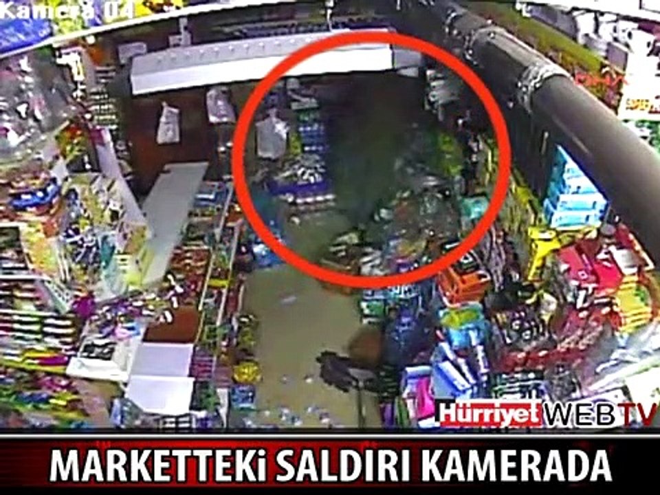 MARKETTEKİ DEHŞET KAMERADA