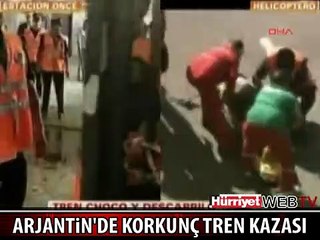 ARJANTİN'DE İNANILMAZ TREN KAZASI