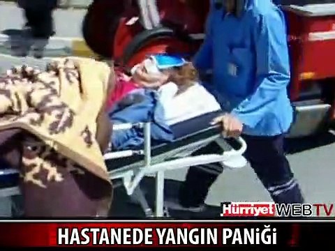 KARTAL EĞİTİM VE ARAŞTIRMA HASTANESİ'NDE YANGIN PANİĞİ
