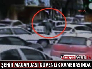 İZMİR'İN ORTASINDA TRAFİK MAGANDASI DEHŞETİ