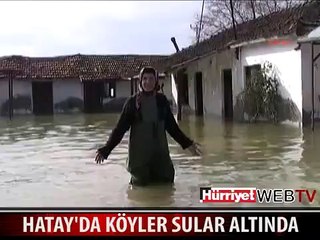 ASİ NEHRİ TAŞTI, KÖYLER SULAR ALTINDA KALDI