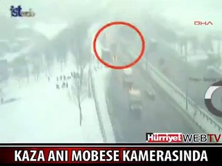 KAZA ANI MOBESE KAMERASINA BÖYLE YANSIDI