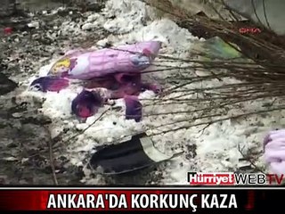 ANKARA'DA OTOBÜS DEVRİLDİ: 5 ÖLÜ 49 YARALI