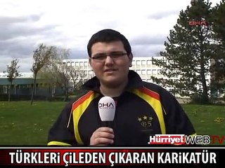 FRANSA'DA TÜRKLERİ KIZDIRAN KARİKATÜR