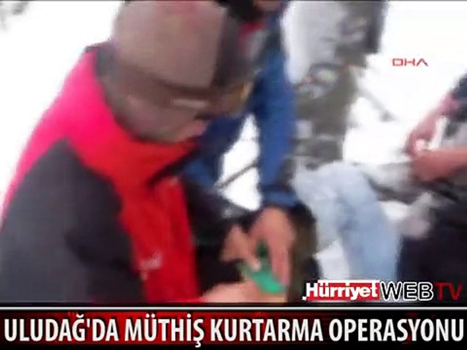 ULUDAĞ'DA SON ANDA KURTARILDILAR