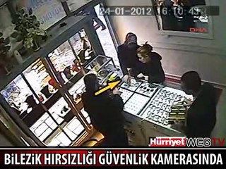 KUYUMCUDAKİ HIRSIZLIK ANI KAMERADA