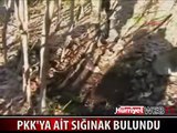 PKK'YA AİT 2 ODA BİR SALON SIĞINAK BULUNDU