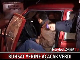 RUHSAT YERİNE AÇACAK VERDİ