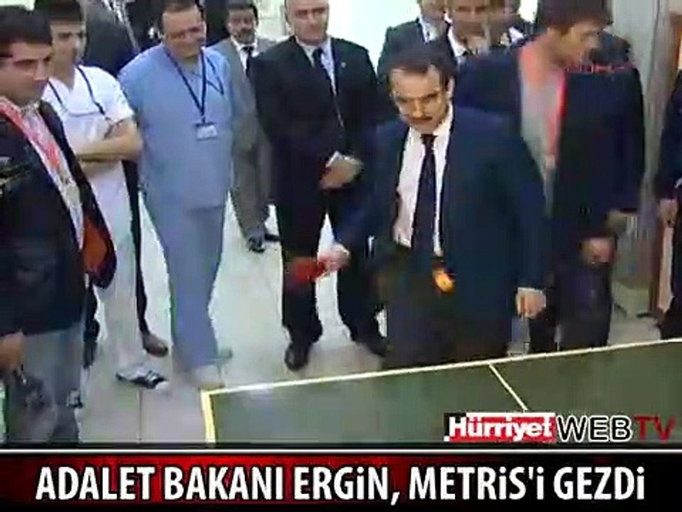 ADALET BAKANI ERGİN, METRİS CEZAEVİ'Nİ İNCELEDİ