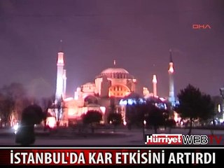 KAR İSTANBUL'U YENİDEN VURMAYA BAŞLADI