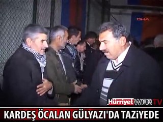 APO'NUN KARDEŞİ DE GÜLYAZI KÖYÜ'NDE KONUŞMA YAPTI