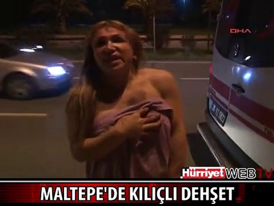 MALTEPE SAHİLİ'NDE KILIÇLI DEHŞET