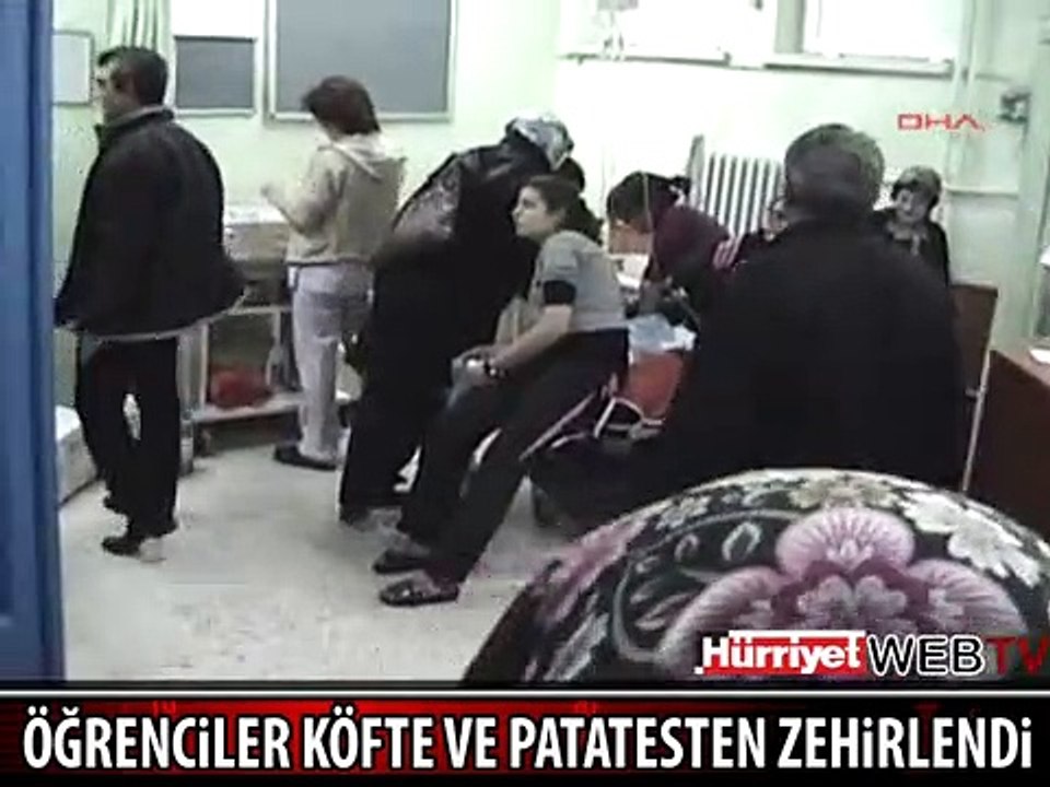 AFYONKARAHİSAR'DA 57 ÖĞRENCİ ZEHİRLENDİ
