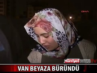 VAN BEYAZA BÜRÜNDÜ