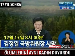 ÖLÜMLERİNİ AYNI KADIN SPİKER SUNDU